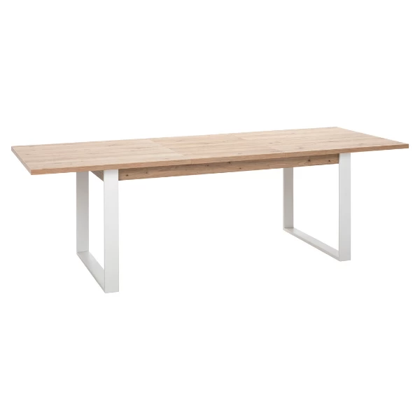 Eettafel Maki 180x90cm - Eikdecor/wit 4 Eettafel Maki 180x90cm - Eikdecor/wit - Afbeelding 4