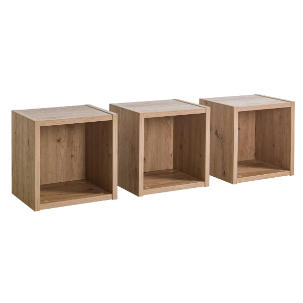 Set Van 3 Wandboxen Trevi 35x29x35cm - Eikdecor 6 Set Van 3 Wandboxen Trevi 35x29x35cm - Eikdecor - Afbeelding 6