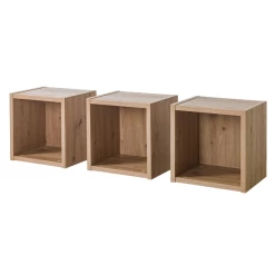 Set Van 3 Wandboxen Trevi 35x29x35cm - Eikdecor 9 Set Van 3 Wandboxen Trevi 35x29x35cm - Eikdecor -Collectie Woonkamermeubels Ontwerp zonder titel 2023 10 20T143020.514 06aa