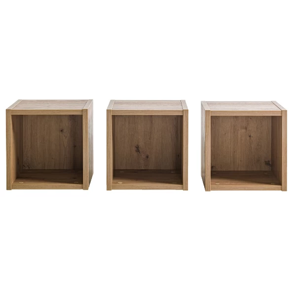 Set Van 3 Wandboxen Trevi 35x29x35cm - Eikdecor 3 Set Van 3 Wandboxen Trevi 35x29x35cm - Eikdecor - Afbeelding 3
