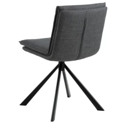 Eetkamerstoel Flynn - 4-Sterren Onderstel, Draaibaar En Met Rits - Donkergrijs -Collectie Woonkamermeubels Ontwerp zonder titel 2023 10 24T161929.818 9d18