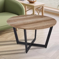 Vintage Carmen Salontafel | Oud Eiken Decor | H 45 X B 80 X D 80 Cm -Collectie Woonkamermeubels Ontwerp zonder titel 2023 11 06T100153.399 4c6b