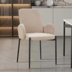 Bilbao' Bouclé Zand Stoel | Metalen Poten | H-H 88 X B-L 60 X D-P 57 Cm 18 Bilbao' Bouclé Zand Stoel | Metalen Poten | H-H 88 X B-L 60 X D-P 57 Cm -Collectie Woonkamermeubels Ontwerp zonder titel 2023 11 07T165858.667 5109