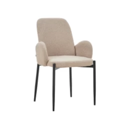 Bilbao' Bouclé Zand Stoel | Metalen Poten | H-H 88 X B-L 60 X D-P 57 Cm 19 Bilbao' Bouclé Zand Stoel | Metalen Poten | H-H 88 X B-L 60 X D-P 57 Cm -Collectie Woonkamermeubels Ontwerp zonder titel 2023 11 07T165931.886 1682