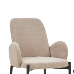 Bilbao' Bouclé Zand Stoel | Metalen Poten | H-H 88 X B-L 60 X D-P 57 Cm 15 Bilbao' Bouclé Zand Stoel | Metalen Poten | H-H 88 X B-L 60 X D-P 57 Cm -Collectie Woonkamermeubels Ontwerp zonder titel 2023 11 07T170121.464 a4a2