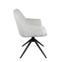 Draaibare Stoffen Stoel 'Iris' Zandkleur| Metalen Poten | 180° Draaibaar -Collectie Woonkamermeubels Ontwerp zonder titel 2023 11 08T102512.928 9857