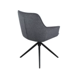 Draaibare Stoffen Stoel 'Iris' Donkergrijs| Metalen Poten | 180° Draaibaar 14 Draaibare Stoffen Stoel 'Iris' Donkergrijs| Metalen Poten | 180° Draaibaar -Collectie Woonkamermeubels Ontwerp zonder titel 2023 11 08T155343.394 dd57