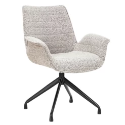 Stoel 'Amir' | Beige | Metalen Poten En Bouclé Bekleding | H84 X B66 X D58cm -Collectie Woonkamermeubels Ontwerp zonder titel 2023 11 08T161958.542 ef1c