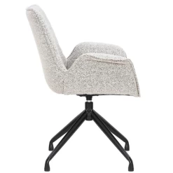 Stoel 'Amir' | Beige | Metalen Poten En Bouclé Bekleding | H84 X B66 X D58cm -Collectie Woonkamermeubels Ontwerp zonder titel 2023 11 08T162202.382 95e6