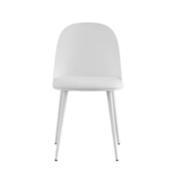 Witte Stoel 'Jasmin' Uit Polypropyleen Met PU Zitting | Metalen Poten | H81 X B51 X D44 Cm -Collectie Woonkamermeubels Ontwerp zonder titel 2023 11 09T083904.808 273a