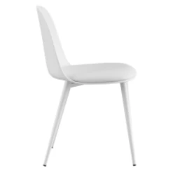 Witte Stoel 'Jasmin' Uit Polypropyleen Met PU Zitting | Metalen Poten | H81 X B51 X D44 Cm -Collectie Woonkamermeubels Ontwerp zonder titel 2023 11 09T083943.289 ef59