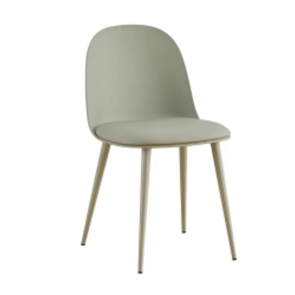 Grijsgroene Stoel 'Jasmin' Uit Polypropyleen Met PU Zitting | Metalen Poten | H81 X B51 X D44 CmGrijze Stoel 'Jasmin' Uit Polypropyleen Met PU Zitting | Metalen Poten | H81 X B51 X D44 Cm 8 Grijsgroene Stoel 'Jasmin' Uit Polypropyleen Met PU Zitting | Metalen Poten | H81 X B51 X D44 CmGrijze Stoel 'Jasmin' Uit Polypropyleen Met PU Zitting | Metalen Poten | H81 X B51 X D44 Cm - Afbeelding 8