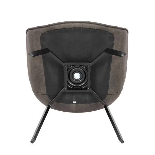 Bora' Stoel: Grijs Microvezel PU | Metalen Poten En Stoffen Bekleding 6 Bora' Stoel: Grijs Microvezel PU | Metalen Poten En Stoffen Bekleding - Afbeelding 6