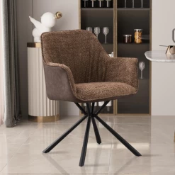 Bouclé Stoel Lucie Bruine PU Rug | Metalen Poten | H82,5 X B62 X D63 Cm 16 Bouclé Stoel Lucie Bruine PU Rug | Metalen Poten | H82,5 X B62 X D63 Cm -Collectie Woonkamermeubels Ontwerp zonder titel 2023 11 10T092200.883 0bb0