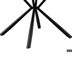 Bouclé Stoel Lucie Blauwe PU Rug | Metalen Poten | H82,5 X B62 X D63 Cm -Collectie Woonkamermeubels Ontwerp zonder titel 2023 11 10T094846.867 f5c1