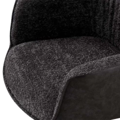 Bouclé Stoel Lucie Lichtgrijze PU Rug | Metalen Poten | H82,5 X B62 X D63 Cm -Collectie Woonkamermeubels Ontwerp zonder titel 2023 11 14T081945.032 ed0c