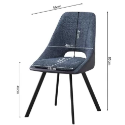 Filou' Bouclé Blauwe Stoel | Blauwe PU Bekleding - 85x48x56cm 11 Filou' Bouclé Blauwe Stoel | Blauwe PU Bekleding - 85x48x56cm -Collectie Woonkamermeubels Ontwerp zonder titel 2023 11 14T084617.395 2cc9