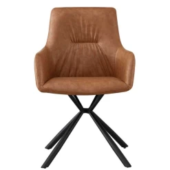 Stoel 'Lyra' PU Cognac | Metalen Poten En PU Bekleding 15 Stoel 'Lyra' PU Cognac | Metalen Poten En PU Bekleding -Collectie Woonkamermeubels Ontwerp zonder titel 2023 11 14T091531.159 05aa