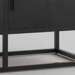 Madeira TV-meubel: 140cm Zwart Magnolia | Exotisch Hout En Metaal 10 Madeira TV-meubel: 140cm Zwart Magnolia | Exotisch Hout En Metaal -Collectie Woonkamermeubels Ontwerp zonder titel 2023 11 14T143041.835 f745