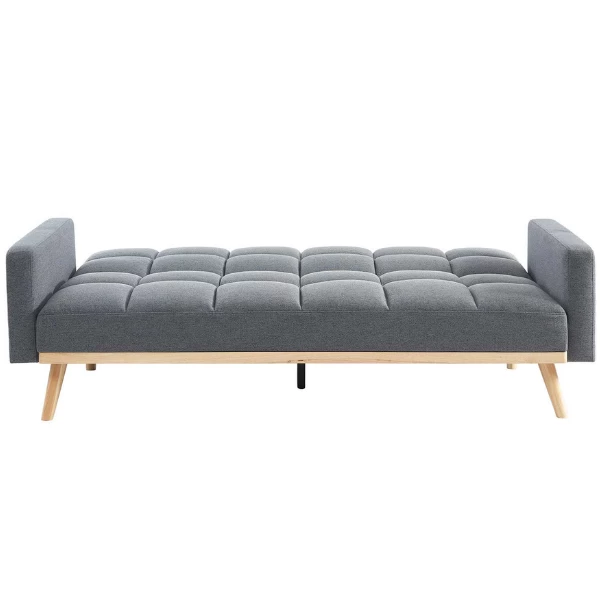 Adana Grijs Slaapbank | Eucalyptus Frame | Koudschuim Matras | 84x214x84cm 7 Adana Grijs Slaapbank | Eucalyptus Frame | Koudschuim Matras | 84x214x84cm - Afbeelding 7