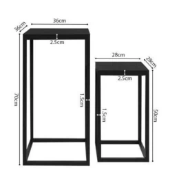 Bijzettafel 'Madeira' Van Exotisch Hout - Metaal En Zwarte Magnolia -Collectie Woonkamermeubels Ontwerp zonder titel 2023 11 16T082920.283 ecb1