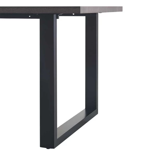 Alexander 200cm Donkerbruine Tafel | Metalen Poten, MDF Tafelblad". 5 Alexander 200cm Donkerbruine Tafel | Metalen Poten, MDF Tafelblad". - Afbeelding 5