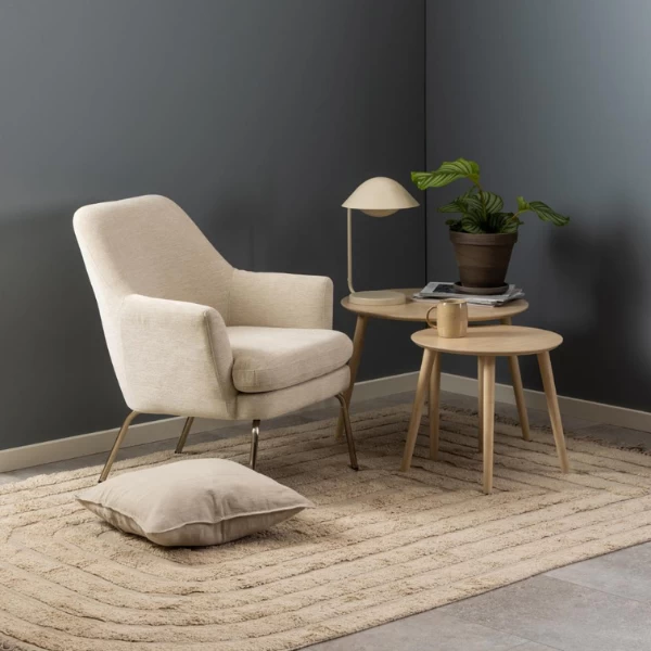 Set Van 2 Salontafels Roslin - Bamboe 5 Set Van 2 Salontafels Roslin - Bamboe - Afbeelding 5