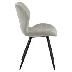 Eetkamerstoel Petri: Stof Holly Sand, Zwart Staal - Vierkant Stiksel En Rits -Collectie Woonkamermeubels Ontwerp zonder titel 2023 11 16T142957.874 9525