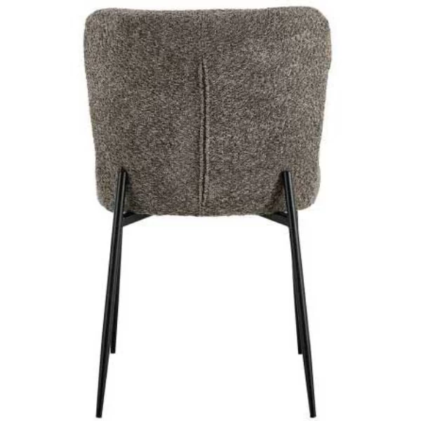 Lisa Bouclé Zandkleurige Stoel - Metalen Poten, H 85 X B-L 50 X D-P 62 Cm 6 Lisa Bouclé Zandkleurige Stoel - Metalen Poten, H 85 X B-L 50 X D-P 62 Cm - Afbeelding 6