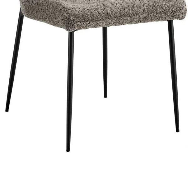 Lisa Bouclé Zandkleurige Stoel - Metalen Poten, H 85 X B-L 50 X D-P 62 Cm 5 Lisa Bouclé Zandkleurige Stoel - Metalen Poten, H 85 X B-L 50 X D-P 62 Cm - Afbeelding 5