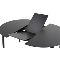 Montreux Ronde Eettafel - Zwart Eikenfineer, Uitschuifblad - 115/154x75cm -Collectie Woonkamermeubels Ontwerp zonder titel 2023 11 17T111227.129 64cb