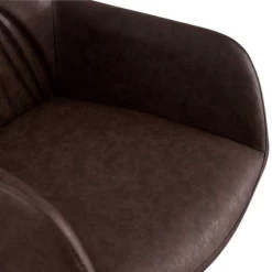 Stoel 'Lyra' PU Bruin | Metalen Poten En PU Bekleding -Collectie Woonkamermeubels Ontwerp zonder titel 2023 11 21T110435.323 4100