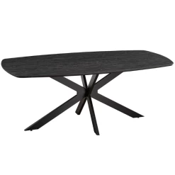 Aziz 200 Cm Deense Ovaal Tafel Donkerbruin | Metalen Poten, MDF Blad, ABS Rand | H76 X B200 X D100 Cm - 25mm 13 Aziz 200 Cm Deense Ovaal Tafel Donkerbruin | Metalen Poten, MDF Blad, ABS Rand | H76 X B200 X D100 Cm - 25mm -Collectie Woonkamermeubels Ontwerp zonder titel 2023 11 22T092637.610 4e31