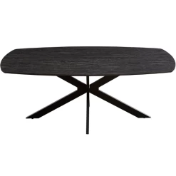 Aziz 200 Cm Deense Ovaal Tafel Donkerbruin | Metalen Poten, MDF Blad, ABS Rand | H76 X B200 X D100 Cm - 25mm 11 Aziz 200 Cm Deense Ovaal Tafel Donkerbruin | Metalen Poten, MDF Blad, ABS Rand | H76 X B200 X D100 Cm - 25mm -Collectie Woonkamermeubels Ontwerp zonder titel 2023 11 22T092732.843 110b