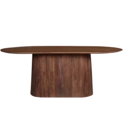 Ovale Lichtbruine Tafel 'Miguel' - 200 Cm | Massief Magnoliahout | H76 X B200 X D100 Cm 11 Ovale Lichtbruine Tafel 'Miguel' - 200 Cm | Massief Magnoliahout | H76 X B200 X D100 Cm -Collectie Woonkamermeubels Ontwerp zonder titel 2023 11 22T100650.749 fde1