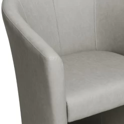 Charlie' Vintage PU Lichtgrijze Kuipstoel | H-H 81 X B-L 64 X D-P 62 Cm 11 Charlie' Vintage PU Lichtgrijze Kuipstoel | H-H 81 X B-L 64 X D-P 62 Cm -Collectie Woonkamermeubels Ontwerp zonder titel 2023 11 22T111853.317 2621