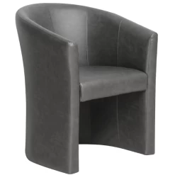 Charlie' PU Donkergrijze Kuipstoel | H-H 81 X B-L 64 X D-P 62 Cm -Collectie Woonkamermeubels Ontwerp zonder titel 2023 11 22T112629.135 1a63