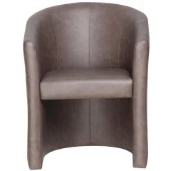 Charlie' Vintage PU Donkerbruine Kuipstoel | H-H 81 X B-L 64 X D-P 62 Cm -Collectie Woonkamermeubels Ontwerp zonder titel 2023 11 22T115857.594 e1ab