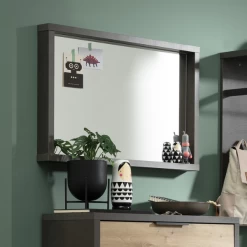 Spiegel Sento 90x60cm - Antraciet