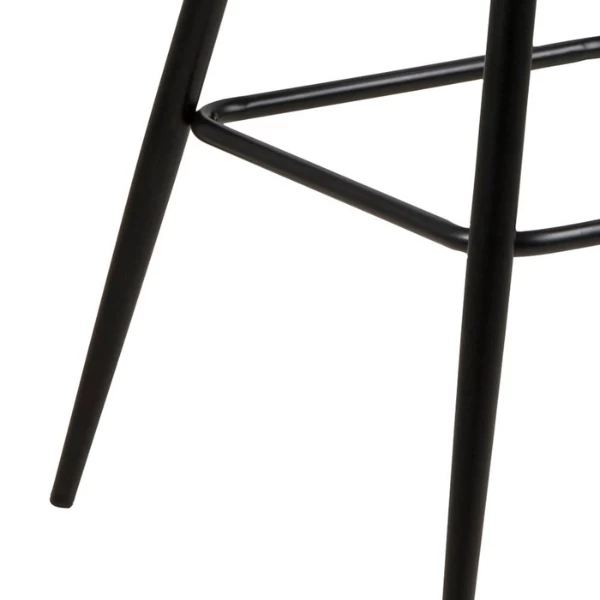 Wilma Baliekruk, Grijze Stof, Zwart Stalen Onderstel 3 Wilma Baliekruk, Grijze Stof, Zwart Stalen Onderstel - Afbeelding 3