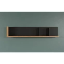 Wandplank Synnax | 150 X 23 X 30 Cm | Anthracite Oak