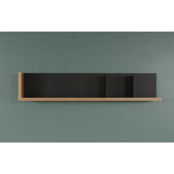 Wandplank Synnax | 150 X 23 X 30 Cm | Anthracite Oak 1 Wandplank Synnax | 150 X 23 X 30 Cm | Anthracite Oak