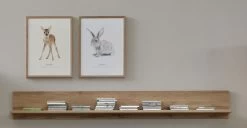 Wandplank Rock | 148 X 18 X 19 Cm | Wotan Oak-design -Collectie Woonkamermeubels Rock WO 1826 481 51 mit Deko 1 8173