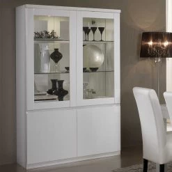 Vitrinekast Roma 4 Deuren - Wit