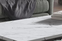 Salontafel Antonio 60x120 Industrieel - Licht Marmer 9 Salontafel Antonio 60x120 Industrieel - Licht Marmer -Collectie Woonkamermeubels Rousseau 3030 1 salontafel table basse Texas 3 c921