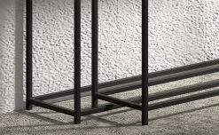 Set Van 2 Sidetables Tuline - Goud/zwart Metaal -Collectie Woonkamermeubels Rousseau 3919 console Tulsa 4 8ae1