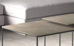 Set Van 2 Bijzettafels Lou - Zwart/goud -Collectie Woonkamermeubels Rousseau 3958 bijzettafel table d appoint Loic 3 5cd5