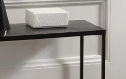 Set Van 3 Bijzettafels Rina - Zwart/goud/koper -Collectie Woonkamermeubels Rousseau 3960 bijzettafel table d appoint Triplex 2 b951