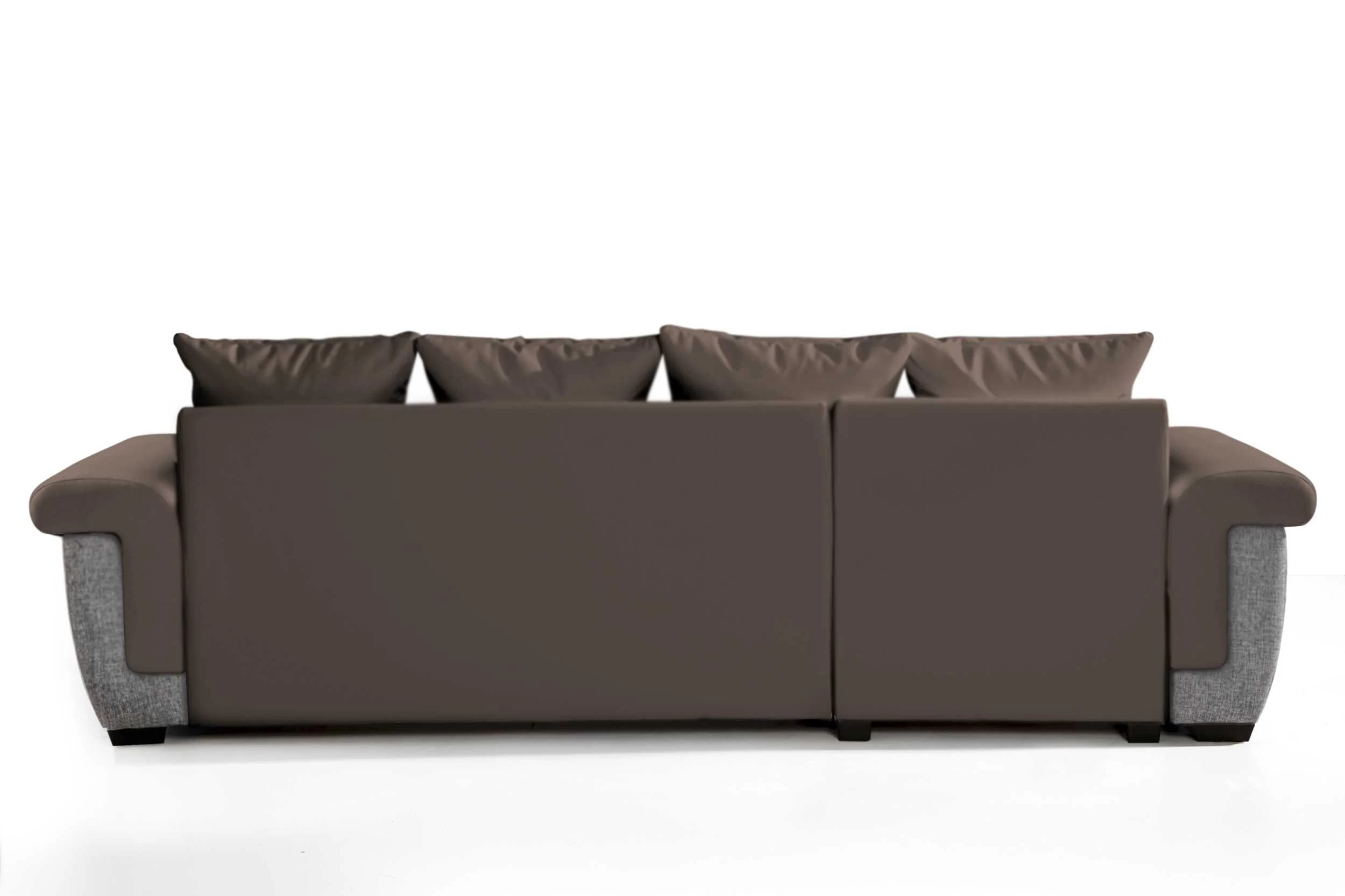 Zitbank Sabine Met Slaapbank & Opbergruimte - Grijs/taupe 2 Zitbank Sabine Met Slaapbank & Opbergruimte - Grijs/taupe - Afbeelding 2