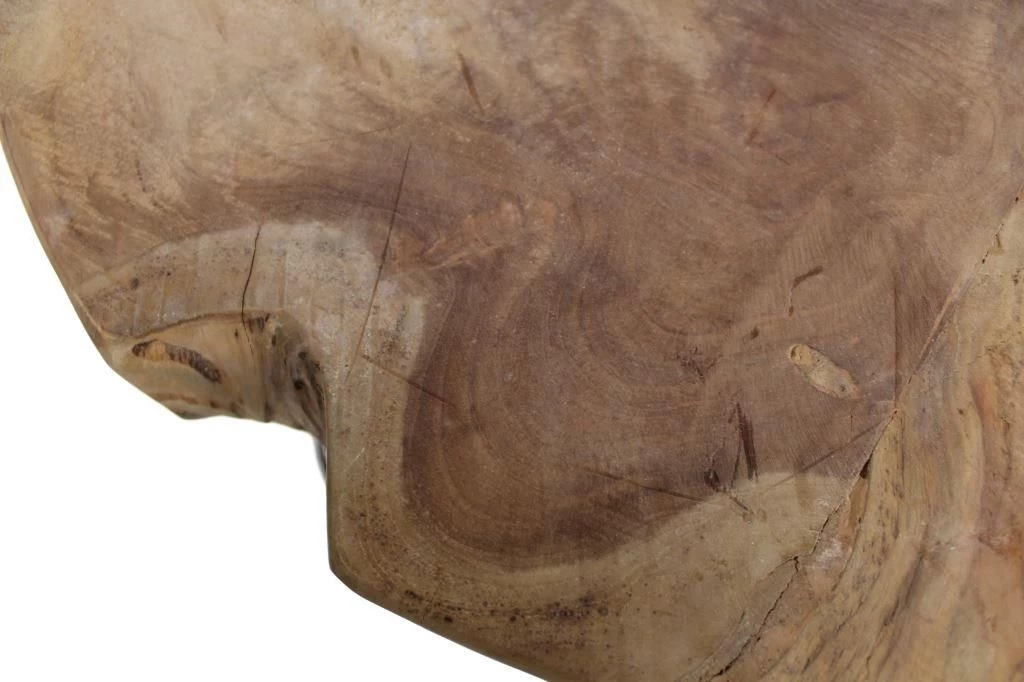 Bijzettafel Root ø55cm Ronde Boomstam Schijf – Teak/wortelhout 4 Bijzettafel Root ø55cm Ronde Boomstam Schijf – Teak/wortelhout - Afbeelding 4
